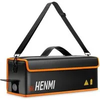 LuxusKollektion Fahrradtasche Ebike Akku Tasche Feuerfest 1000°C Metallschnalle 41x13x12 cm