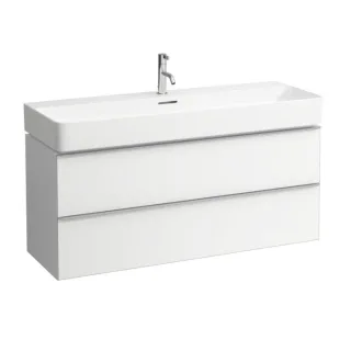 LAUFEN Space Waschtischunterschrank H4102221601001 118,5x52x41cm, mit 2 Schubladen, weiß matt