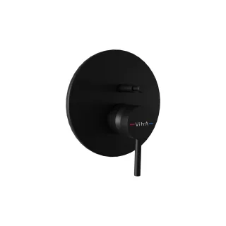 VitrA Minimax Round Einhebel-Wannenfüll- und Brausearmatur V-Box Schwarz Matt,A4370836EXP A4370836EXP