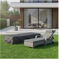 Mucola Gartenmöbel-Schutzhülle Schutzhülle Gartenmöbel 220x78x60 CM Abdeckplane Sonnenliege (Stück, 1-St., Schutzhülle), Witterungsbeständig
