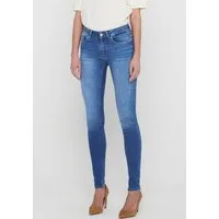 ONLY Skinny-fit-Jeans ONLBLUSH – Skinny Fit Jeans mit extra engem Schnitt Abriebeffekte, modisch, skinny fit, Eingrifftaschen, unifarben