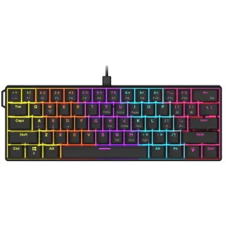 AJAZZ NACODEX NK61 Wired Mechanical Keyboard 61-keys Hot-swappable Red Switch Customized Gaming Keyboards