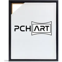 PCH[art] Bilderrahmen Schattenfugenrahmen zum einrahmen von Keilrahmen in 40mm Dicke, Rahmen zum einrahmen von Leinwandbildern auf Keilrahmen