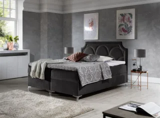Boxspringbett Schlafzimmerbett TARIK 180x200cm in div. Farbvarianten
