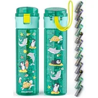 BEARFOOT Trinkflasche Trinkflasche Kinder, leichte Wasserflasche - Ozen mint
