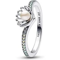 Pandora Silberring 193654C01, für Damen-Ring Disney Prinzessin Arielle Muschel Silber