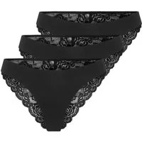 ONLY Brasilslip ONLCHLOE LACE BRAZIL 3-PACK NOOS ACC (Packung, 3-St)