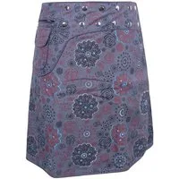 Vishes Wickelrock Rock Wickeln Druckknöpfe Sidebag Blumen bedruckt Elfen, Goa, Ethno Style