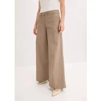 bonprix Webhose Wide Leg Schnitt, Loose Fit Passform, mit Schmückknöpfen