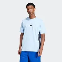 adidas Sportswear T-Shirt ESSENTIALS 3-STREIFEN SINGLE JERSEY mit Rundhalsausschnitt, aus Baumwolle, weiches Single Jersey