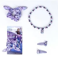 Disney Frozen Schmuckset Haar-Accessoire-Set für Kinder – Mit Haarband & Clip