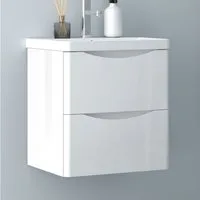 Aica Sanitär Waschtisch Unterschrank Waschbecken MDF Badmöbel Waschbeckenunterschrank