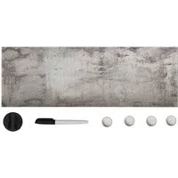 vidaXL Magnettafel Magnettafel Wandmontage Glas 60x20 cm