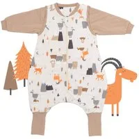 Schlummersack Kinderschlafsack Schlafsack mit Füßen und umklappbaren Bündchen, 1.0 Tog OEKO-TEX