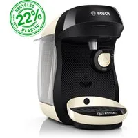 TASSIMO Kapselmaschine happy friendly TAS107E, über 70 Getränke, platzsparend, geeignet für alle Tassen, Wassertank 0,7 L, schwarz