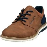 bugatti Schnürschuh Freizeitschuh, Halbschuh, Schnürschuh mit seitlicher Logoprägung