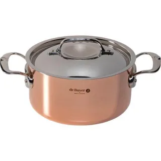 De Buyer Prima Matera Bratentopf Kupfer/Edels. 20 cm induktion