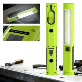 BIKIGHT S09 Portable COB Foldable Work Light Magnetic Light Car Repair Light Red/Blue Warning Light Outdoor Emergency In