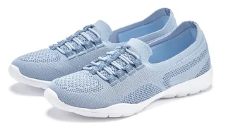 LASCANA Sneaker "Slipper, Halbschuh" aus leichtem Textil-Material VEGAN