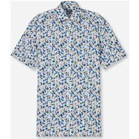 OLYMP Kurzarmhemd Luxor modern fit mit floralem Print