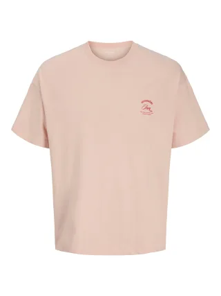JACK&JONES - JORMONTAUK BACK GRAPHIC TEE SSCN EA26 SN Peach Melba - Gr. - M