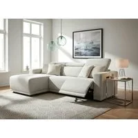 OTTO home Ecksofa LEOON L-Form, 255 cm - elektr. Relaxfunktion, mit USB A/C-Anschluss. Federkern, verstellbaren Kopfstützen, Webstoff