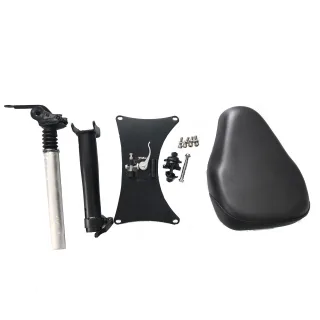 LAOTIE Electric Scooter Saddle Seat Professional Breathable 43-60cm Adjustable High Shock Absorbing Folding Chair Cushio