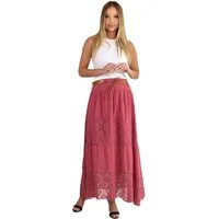Mississhop A-Linien-Rock Baumwolle Rock Sommerrock locker Freizeit 100% M.3094