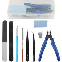TUWENA Modellbausatz 13-teiliges Set von grundlegenden Werkzeugen für Modellbauer Reparatur, (13-tlg)