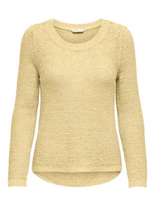 ONLY - ONLGEENA XO L/S PULLOVER KNT NOOS Sunlight - Gr. - M