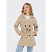 KIDS ONLY Trenchcoat KOGCHLOE LIFE TRENCHCOAT DB OTW NOOS mit abnehmbarem Bindegürtel