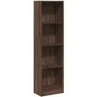 vidaXL Bücherregal Bücherregal Braun Eichen-Optik 40x24x143 cm Holzwerkstoff, 1-tlg.