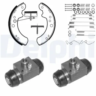 Delphi Bremsbacken hinten Ford Transit 799