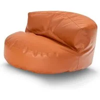 Green Bean Sitzsack Sitzsack Kunstleder Sofa Indoor Lounge (Indoor & Outdoor, abwaschbarer Bezug, hoher Sitzkomfort, Sitzlounge), Couch / Lounge im Sitzsack-Design 90 x 45 cm mit Rückenlehne