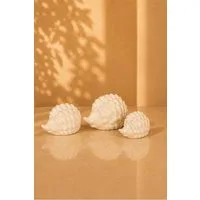 TIZIANO - DESIGN & EMOTIONS Dekofigur Deko Mini Figur Igel Max weiß-creme