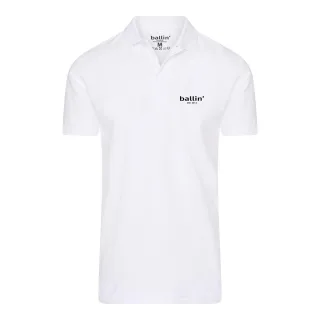 Basic Polo von Ballin Est. 2013 in der farbe Weiss und in größe S.