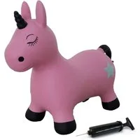 Jamara Hüpftier Einhorn, pink, inkl. Luftpumpe