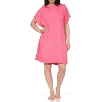 Normann Nachthemd Normann Damen Frottee kurzarm Nachthemd – ideal auch als Beachwear