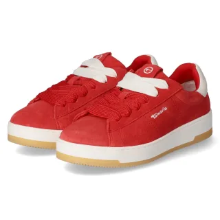 Tamaris Sneaker - Gr. 36 - Rot - Rauleder