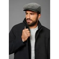 Man's World Schiebermütze stylischer Winter-Flatcap - wärmend gefütter