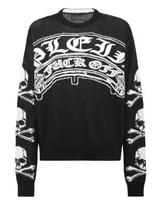 Rundhalspullover Gothic Plein
