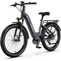 Vankel E-Bike Cityrad Marathon E-Fahrrad Damen u. Herren 810WH Pedelec, 36V 22,5AH 100 km, Kettenschaltung, Heckmotor, 810 Wh, Cityrad 7 Gang Shimano,Scheibenbremsen, Kettenschaltung, E-bikes