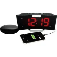 Geemarc Wecker Geemarc JWNS-CURVE_BLK_VDE Quarz Wecker Schwarz Großes Display