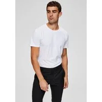 Selected Rundhalsshirt SLHNEWPIMA SS O-NECK TEE NOOS