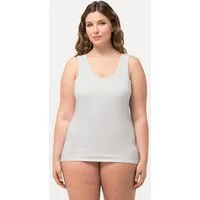 Ulla Popken Unterhemd Bodyforming-Unterhemd breite Träger Rundhals