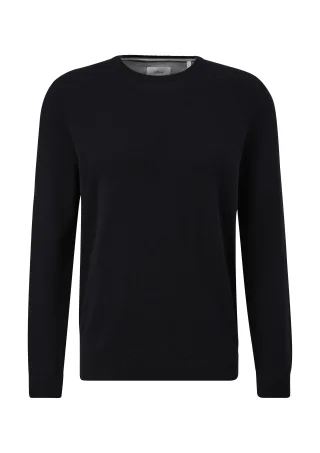 s.Oliver - Strickpullover schwarz - Gr. - M