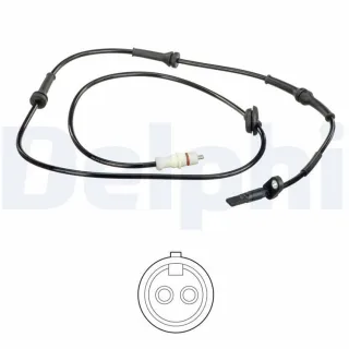 Delphi ABS-Sensor hinten links Fiat Punto 188 SS20612