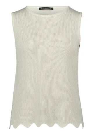 Betty Barclay - Strick-Top Rohweiß - Gr. - 36