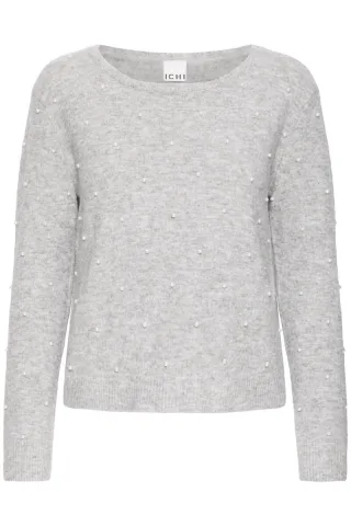 ICHI - Pullover - Ihmacon grau - Gr. - XS