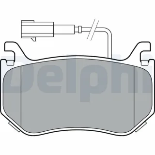 Delphi Bremsbel?ge hinten Alfa Romeo Giulia Stelvio 2,9